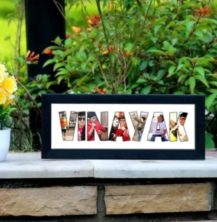 CUSTOMIZED NAME PHOTO FRAME (12*6)